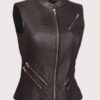 Riding Leather Vest For Women
