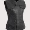 Club Style - Womens Motorcycle Leather Vest