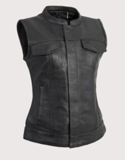 Club Style - Womens Motorcycle Leather Vest