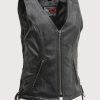 Club Style - Women's Leather Motorcycle Vest