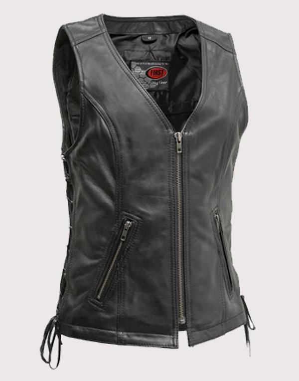 Club Style - Women's Leather Motorcycle Vest