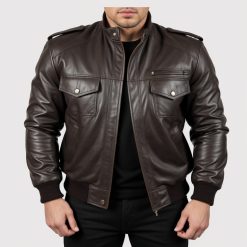 Brown Bomber Jacket For Men