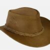 Aussie Brown Bush Leather Hats