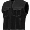 Stinger biker hunt club denim builder motorcycle leather vest