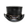 El Dorado Black leather Top Hat With SR2 Band | SR2A