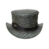El Dorado Green Leather Top Hat With Eye Band | TH107C