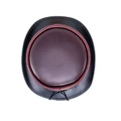El Dorado Napa Vino Leather Top Hat With simple Band | TH124