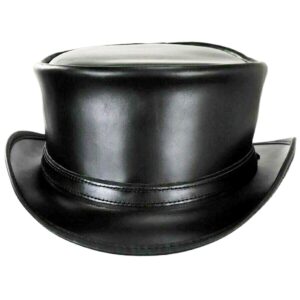 El Dorado Leather Top Hat Simple Band