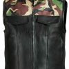 Keith green camo waistcoat