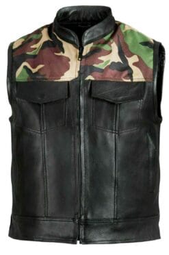 Keith green camo waistcoat