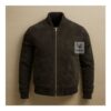 Black Suede Bomber Jacket Mens