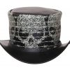Barbed Wires Top HatāSteampunk Hat With Skulls