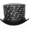 El Dorado Barbed Wire Printed Leather Top Hat