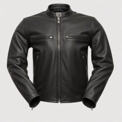 Mens Motorcycle Leather Jacket