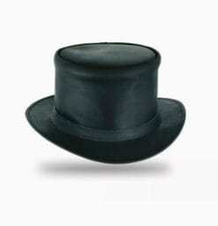 EI Dorado Black Leather Top Hat