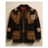Sophisticated Mens Western Leather Jacket MWJ2002