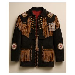 Sophisticated Mens Western Leather Jacket MWJ2002