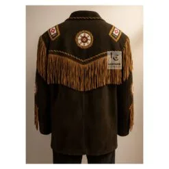 Sophisticated Mens Western Leather Jacket MWJ2002