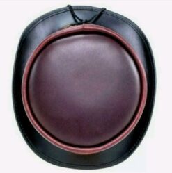 El Dorado Napa Vino Leather Top Hat With simple Band, TH124