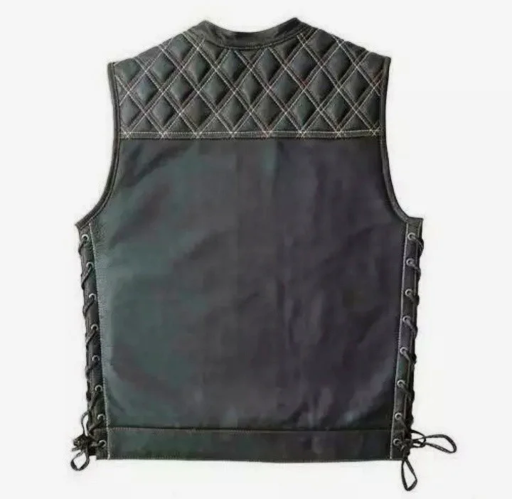 Stinger Hunt Club Quilted Leather Vest | LBV22 - Image 2
