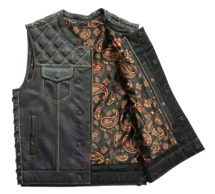Stinger Hunt Club Quilted Leather Vest | LBV22 - Image 3