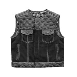 Stinger Leather Biker Vest