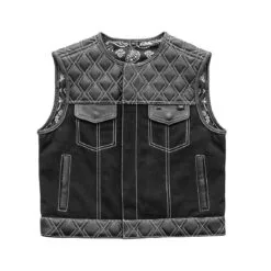 Stinger Leather Biker Vest