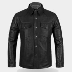 Mens Leather Shirt