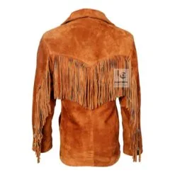 Women's Cowgirl Western Brown Suede Jacket | WSJ105