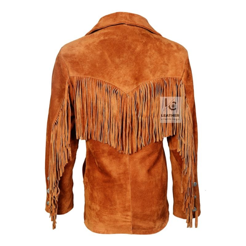 Women's Cowgirl Western Brown Suede Jacket | WSJ105