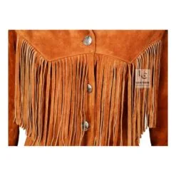 Women's Cowgirl Western Brown Suede Jacket | WSJ105