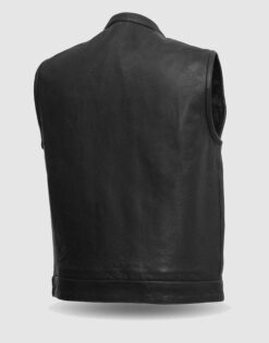 Alternative view of Men Motorcycle Leather Vest - Good-looking - Perfect | MBV11