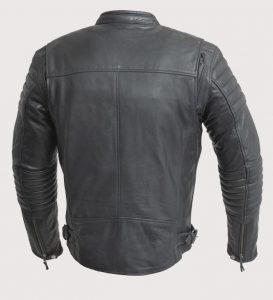Alternative view of Attractive Men's Motorcycle Leather Jacket | MBJ5
