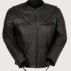 Antique Black Men’s Leather Jacket