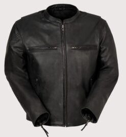 Antique Black Men’s Leather Jacket