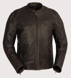 Antique Brown Men’s Leather Jacket