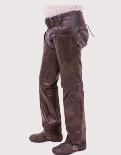 Showy masher leather womens chaps