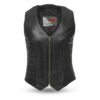 Women's Motorcycle Leather Vest