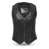 Women's Motorcycle Leather Vest