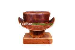 El Dorado Cyprus Tan Leather Short Top Hat Unbanded, STH5