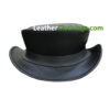 El Dorado Black Leather Short Top Hat, STH1