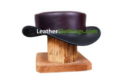 El Dorado Napa Vino Leather Short Top Hat Unbanded, STH9