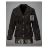 Black Western Jacket For Women Native Style Jacket