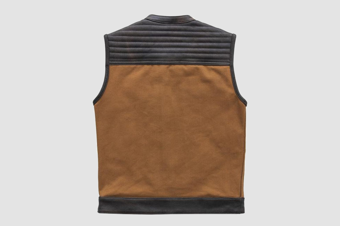 The Ultimate Mens Hunt Club Leather Vest - Stylish | BBV56 - Image 2