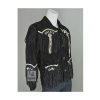 Superior Black Cowboy Suede Leather Jacket for Men MJ1020133