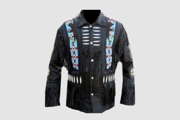 Black Western Jacket Men