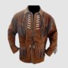 Brown Leather Cowboy Jacket - Cowboy Jacket For Sale
