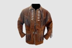 Brown Leather Cowboy Jacket - Cowboy Jacket For Sale