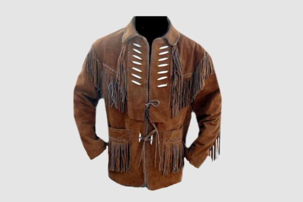 Brown Leather Cowboy Jacket - Cowboy Jacket For Sale