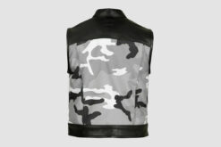 Alternative view of Men's Camouflage Leather Vest | A Statement of Strength and Adventure | CLV21